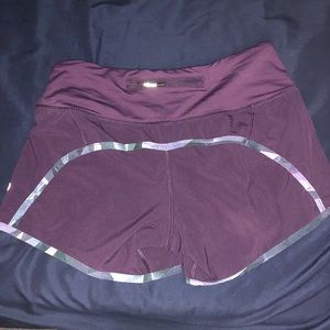 Lululemon Run Times Shorts size 2 Blue and Purple